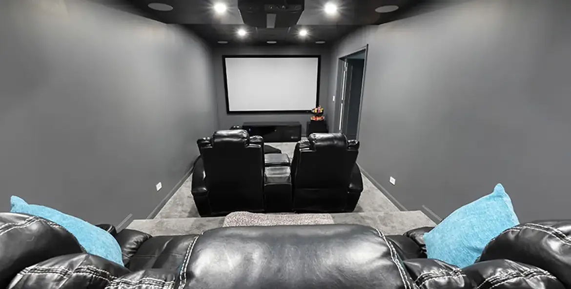 Buffalo Grove House_Theatre Room